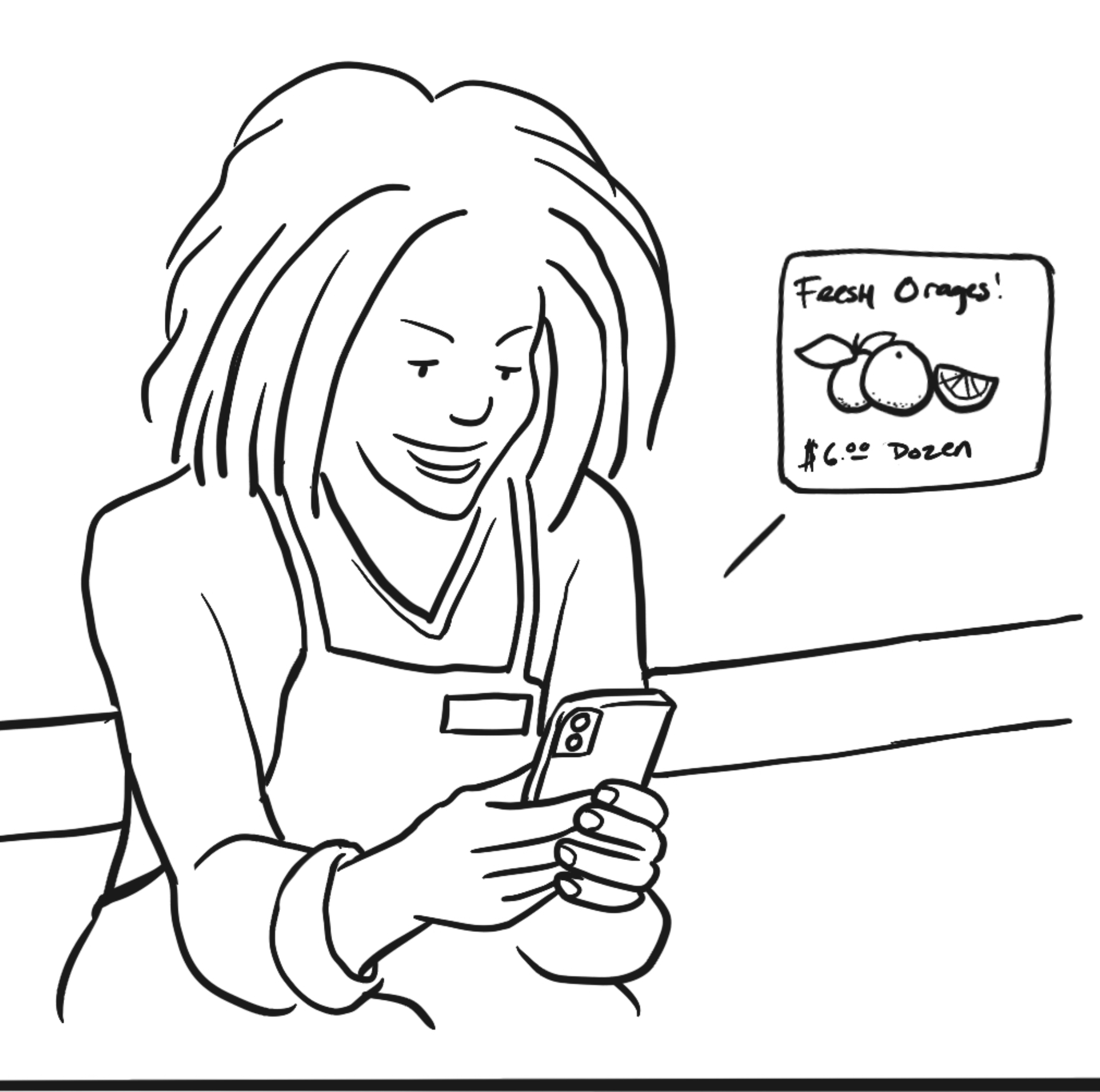 sketch of user